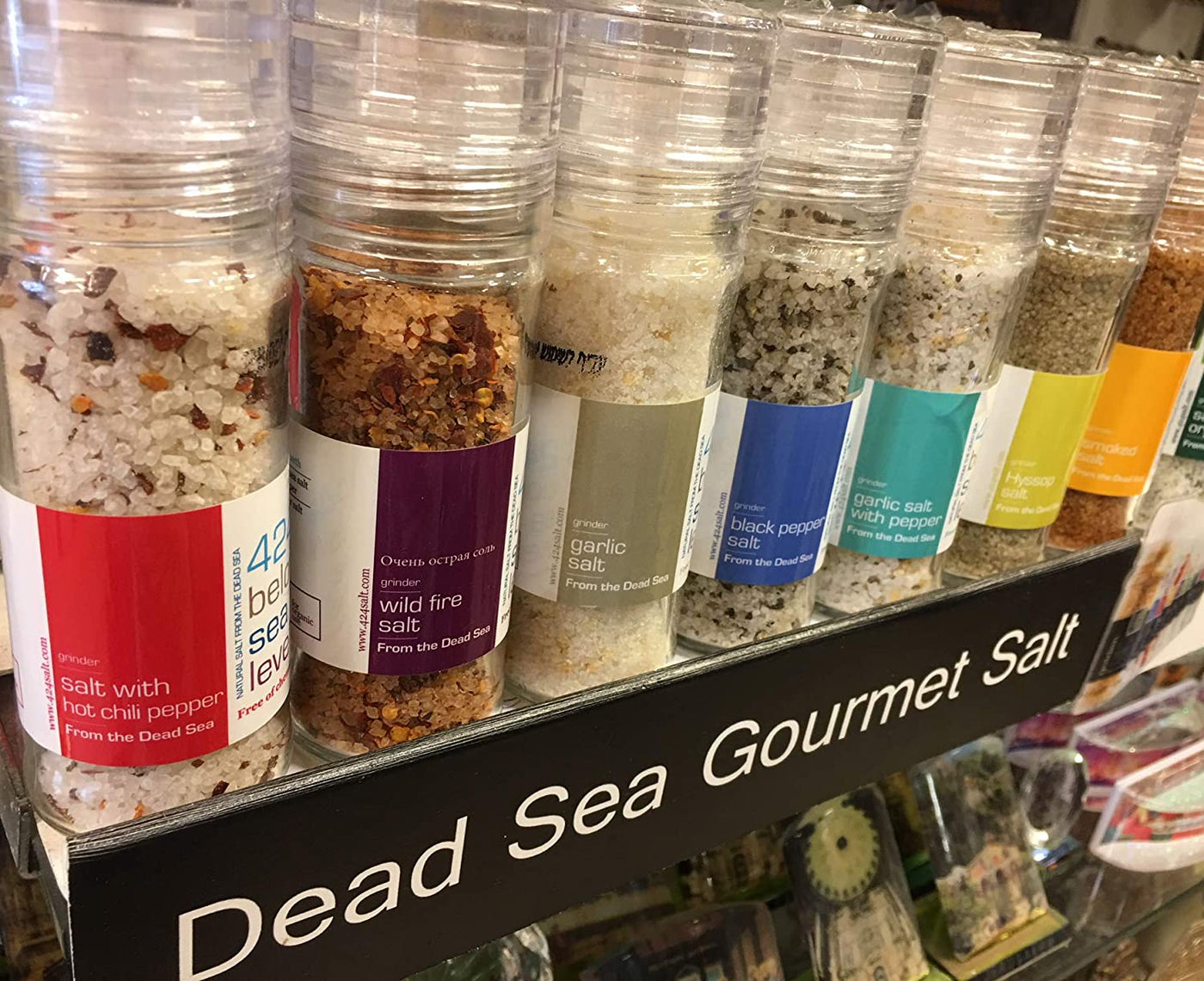 Garlic Salt With Rosemary Gourmet Salt From The Dead Sea 3.87 oz / 110 grams