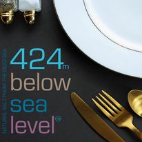 Golden Gourmet Salt From The Dead Sea 3.87 oz / 110 grams