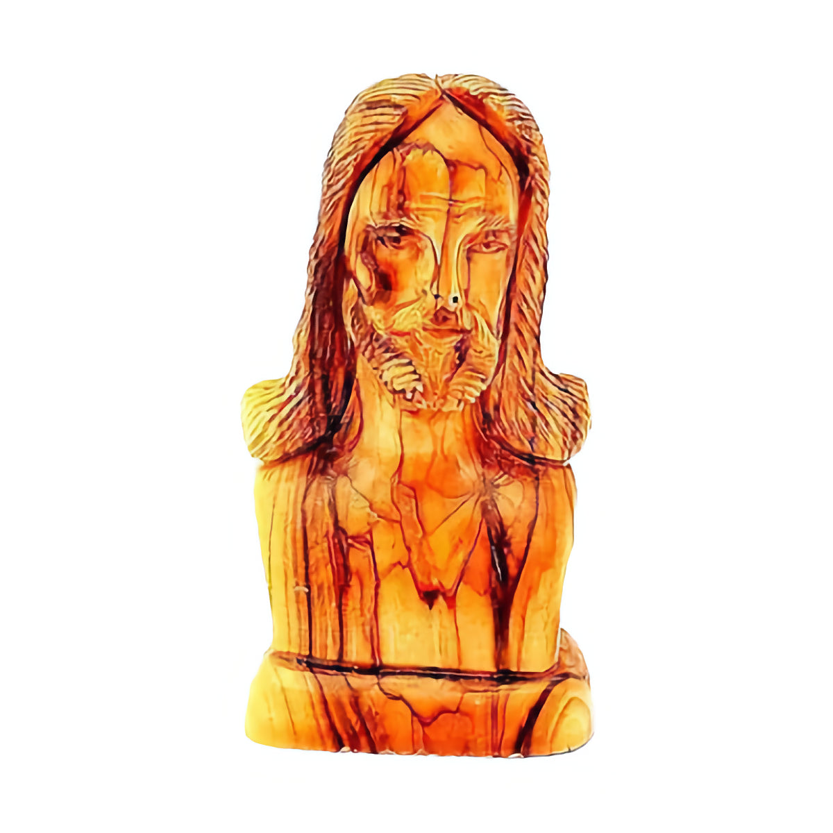 Statue Carved Jesus Made in Olivewood From Bethlehem - Model 366
