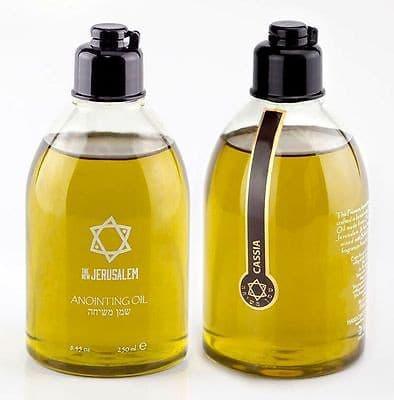 Anointing Oil Cassia Fragrance 250ml. From Holyland Jerusalem.