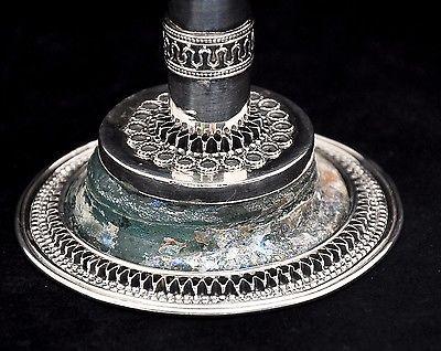 Antique Roman Glass Perfume Scents Bottle Sterling Silver 925 #1 - Spring Nahal