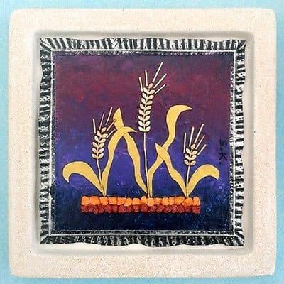 Barley Made in Cast Stone By Shulamit Kanter Art Design.