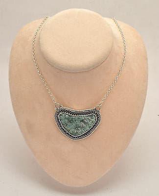 Beautiful Roman Glass Necklace Authentic & Luxurious 925 Silver Sterling..