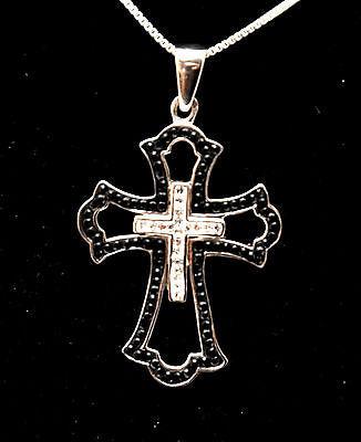 Christian Cross Pendant With Colored Gemstones 2# - Spring Nahal