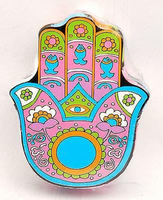 Compressed Multipurpose Hamsa Hand Towel Fabric.