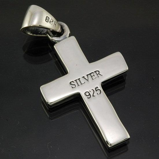 Cross Pendant in Metal Sterling Silver + 925 Silver Necklace - Spring Nahal