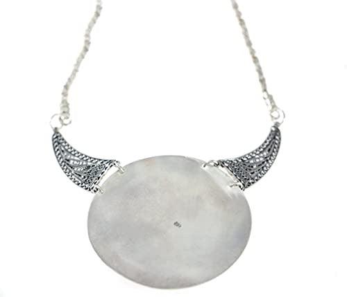 Eilat Stone Pendant in 925 Sterling Silver + Necklace #9 - Spring Nahal