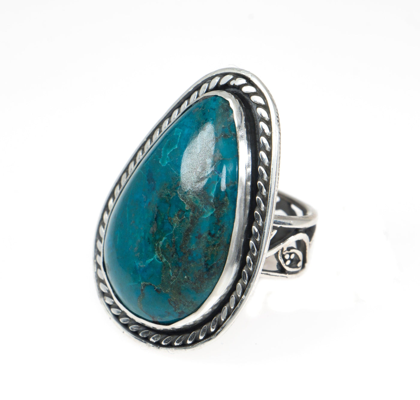 Eilat Stone Ring in 925 Sterling Silver #1 - Spring Nahal