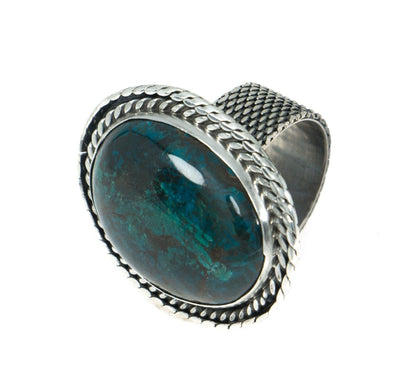 Eilat Stone Ring in 925 Sterling Silver.