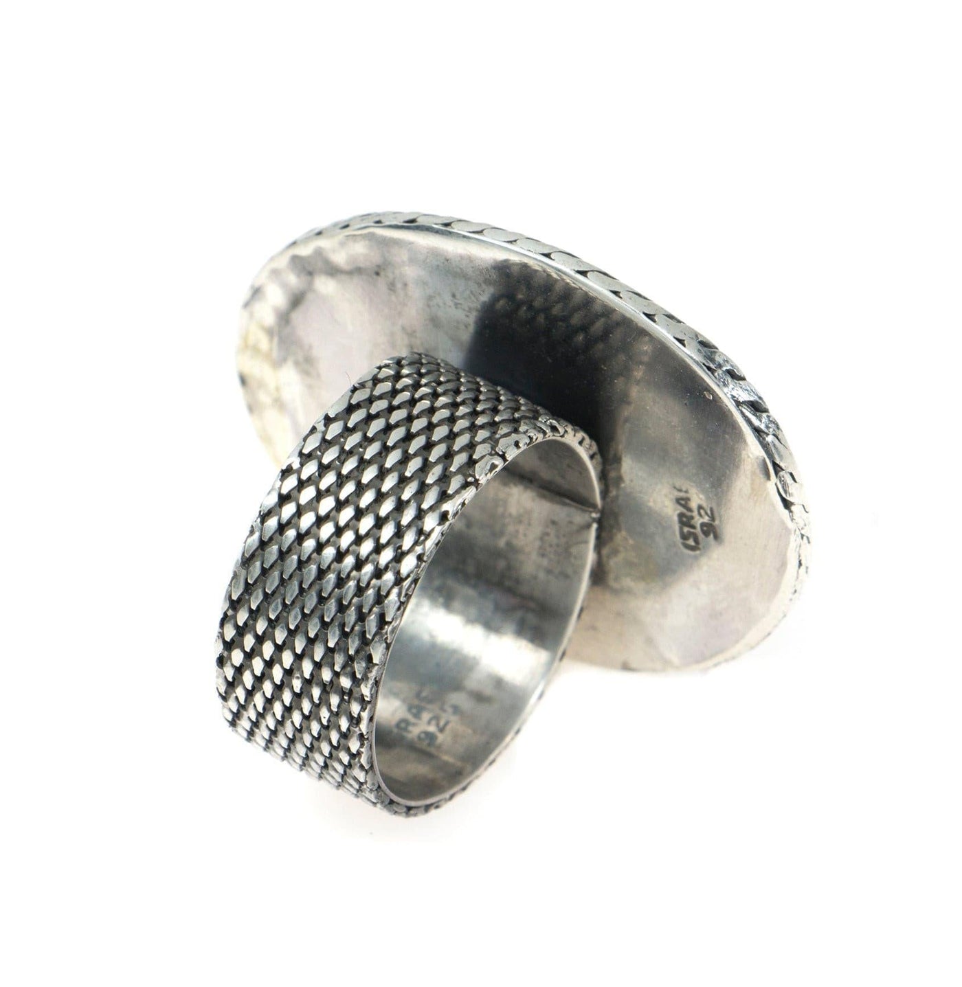 Eilat Stone Ring in 925 Sterling Silver.