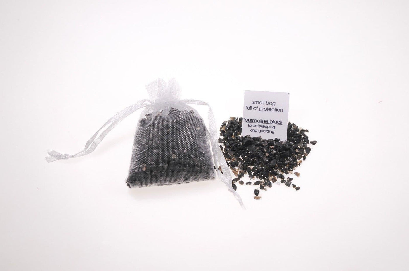 Energetic Stone bag full of protection of The Tormaline black stones.