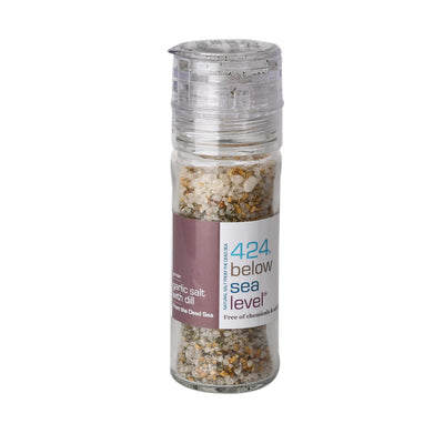 Garlic Salt With Dill From The Dead Sea 3.87oz / 110 grams - Spring Nahal