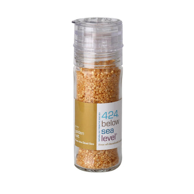 Golden Gourmet Salt From The Dead Sea 3.87oz / 110 grams - Spring Nahal