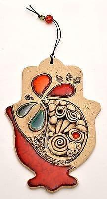 Hamsa Hand With Four leaves For Energy Luck & Success ( Small Size ).