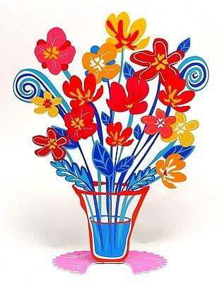 Hand Made High Design Flowers in Colored Metal Made - Spring Nahal