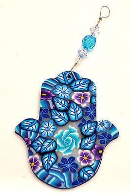 Hanging Hamsa Hand For Home entrance Blessing ( small ).