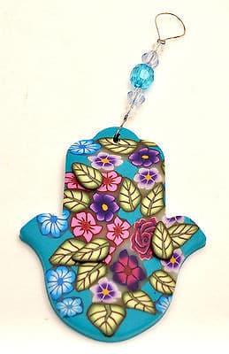 Hanging Hamsa Hand For Home entrance Blessing ( small ).