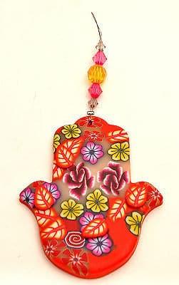 Hanging Hamsa Hand For Home entrance Blessing ( small ).