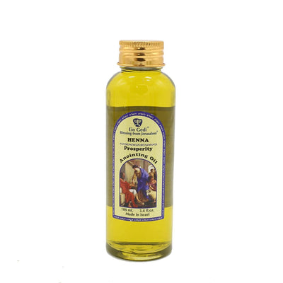 Henna Prosperity Anointing Oil 100 ml - 3.4 fl.oz From Holyland Jerusalem.