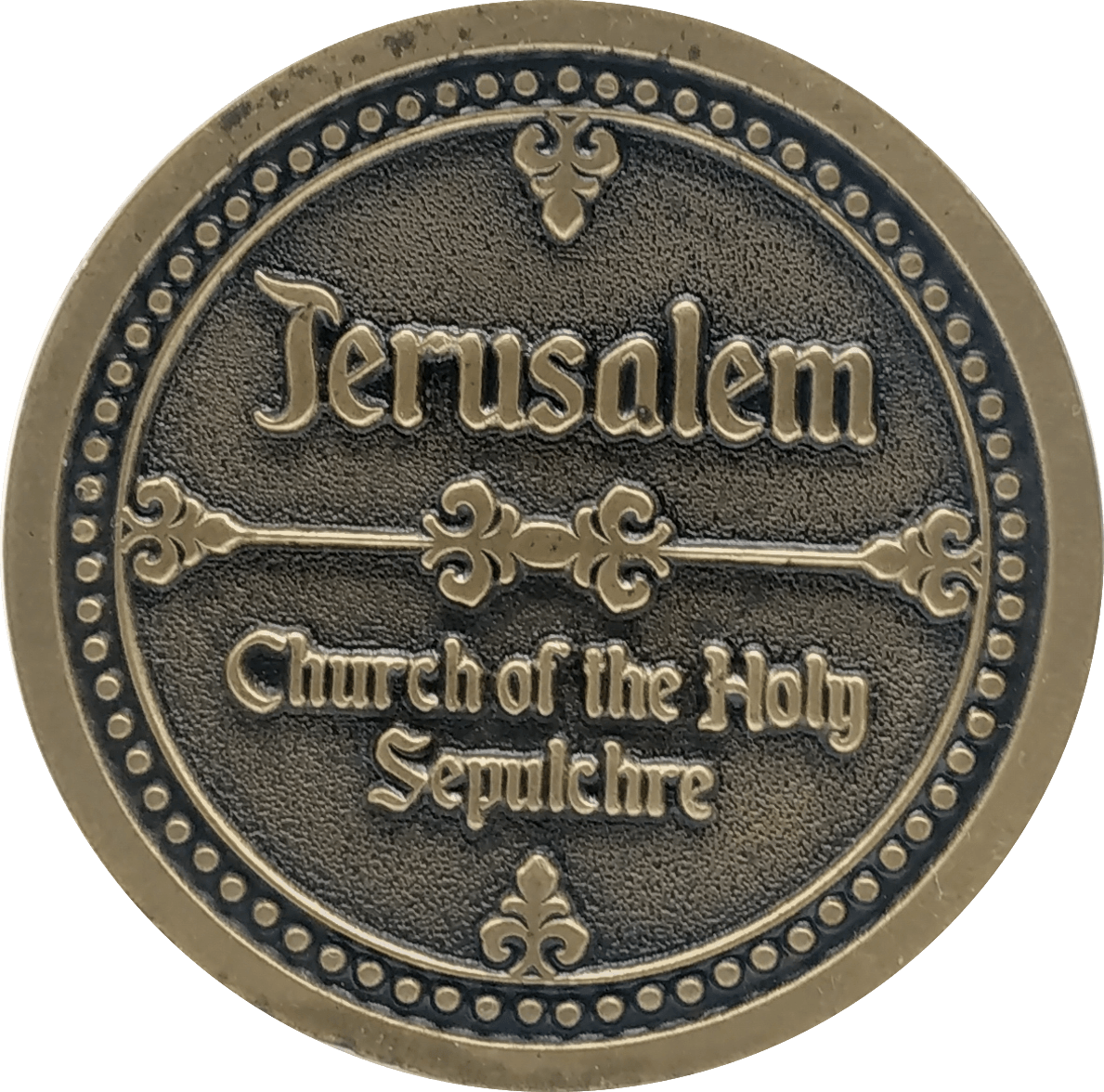 Holy Land Israel Church Coins: Church of The Holy Sepulchre, Basilica of The Annunciation, Church of The Nativity Coin Israel Souvenir from The Holyland (Silver Color) - Spring Nahal