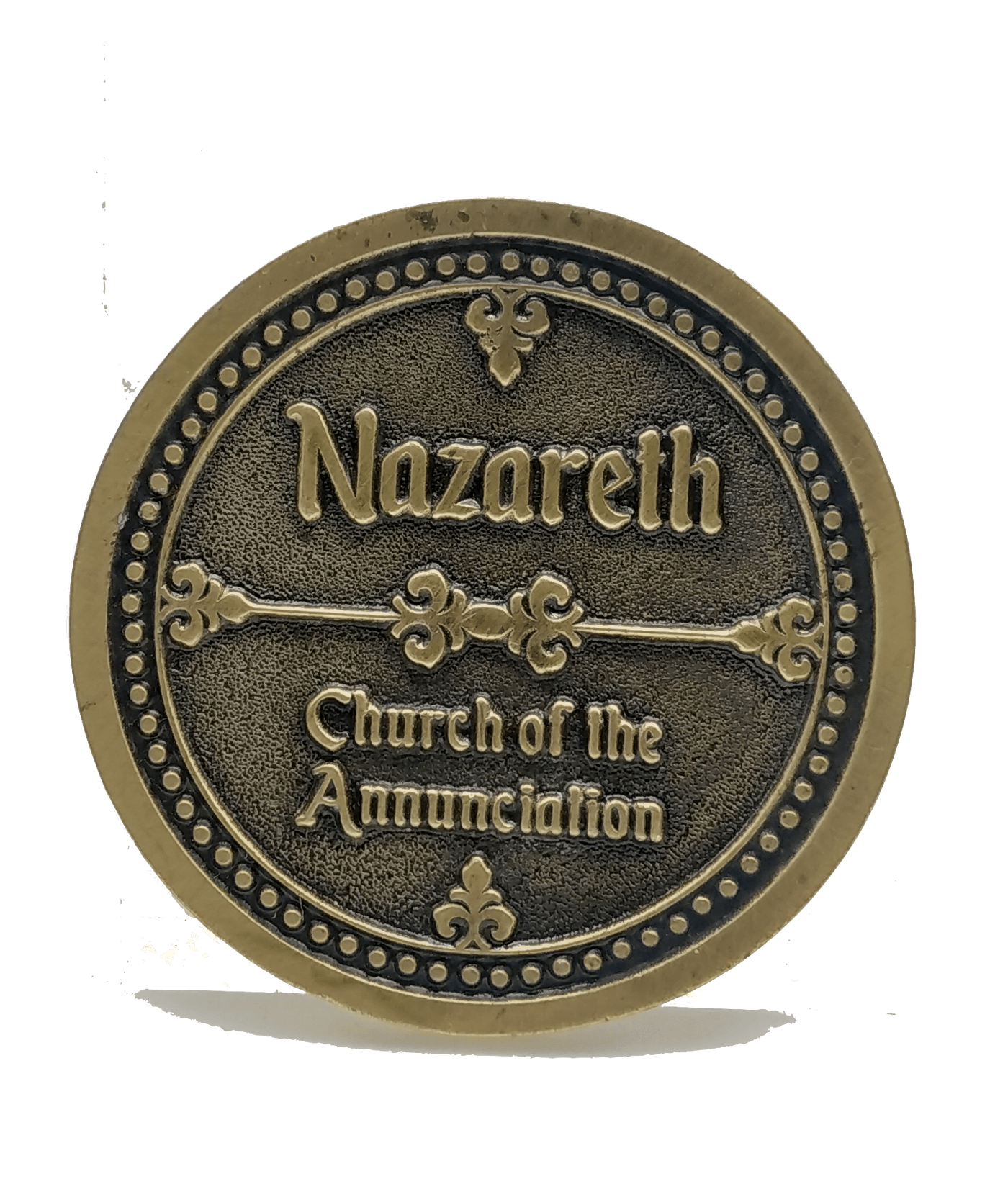 Holy Land Israel Church Coins: Church of The Holy Sepulchre, Basilica of The Annunciation, Church of The Nativity Coin Israel Souvenir from The Holyland (Silver Color) - Spring Nahal