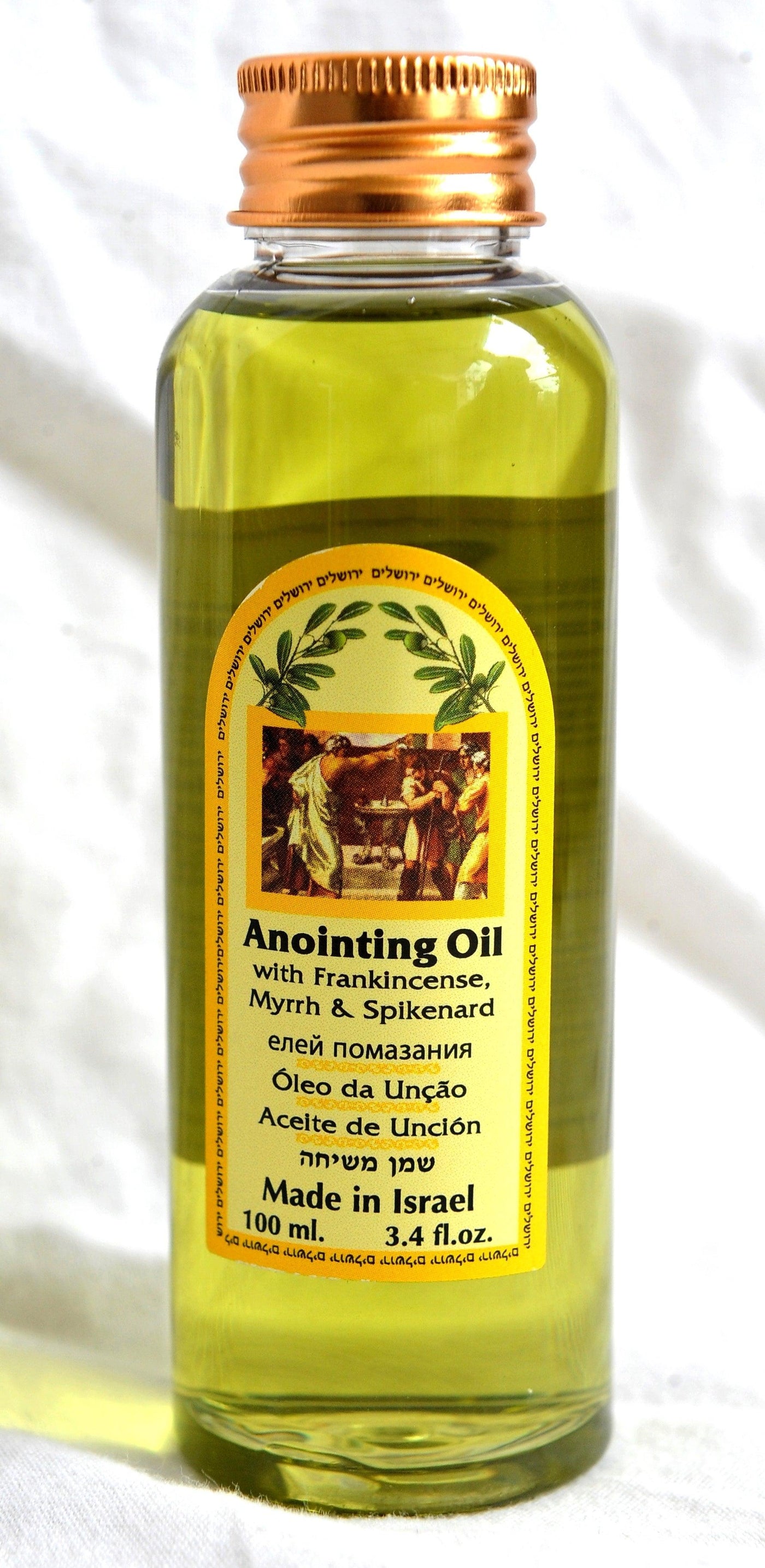 Blessed 24:7 Anointing Oil (Frankincense & Myrrh) inside Antique
