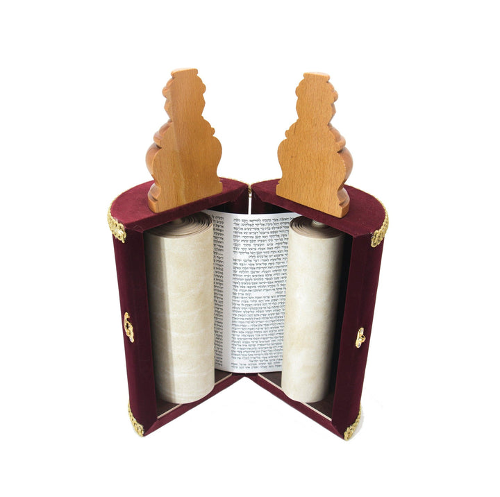 Hebrew Sefer Torah Scroll Book Jewish Israel Holy Bible Bordo Sfaradi