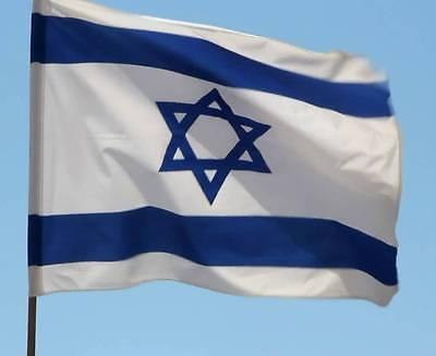 Israeli Flag Medium Size 90cm x 60cm - Spring Nahal