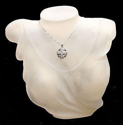 Jerusalem Cross Pendant Crystal Swarovski Gemstone Sterling Silver 925 #1 - Spring Nahal