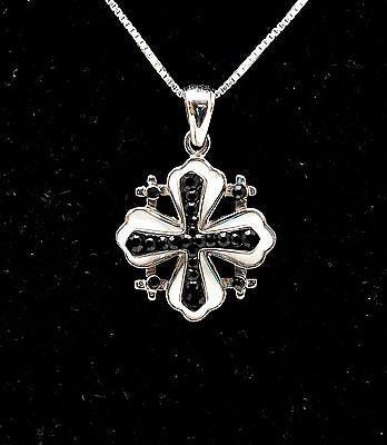 Jerusalem Cross Pendant With Swarovski Colored Gemstones - Spring Nahal