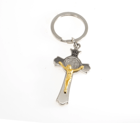 Jesus Cross Keychain from Jerusalem Holyland - Spring Nahal