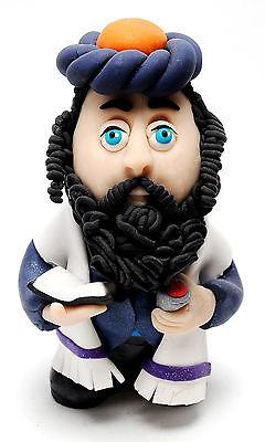 Jewish Figure Made of Clay Hand Made Art Designed #17 - Spring Nahal