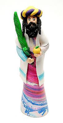 Jewish Figure Made of Clay Hand Made Art Designed #23 - Spring Nahal