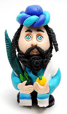 Jewish Figure Made of Clay Hand Made Art Designed #26 - Spring Nahal