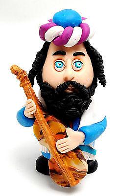 Jewish Figure Made of Clay Hand Made Art Designed #29 - Spring Nahal