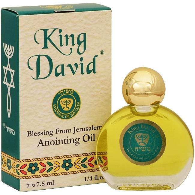 King David Anointing Oil 7.5 ml From The Holyland Jerusalem - Spring Nahal