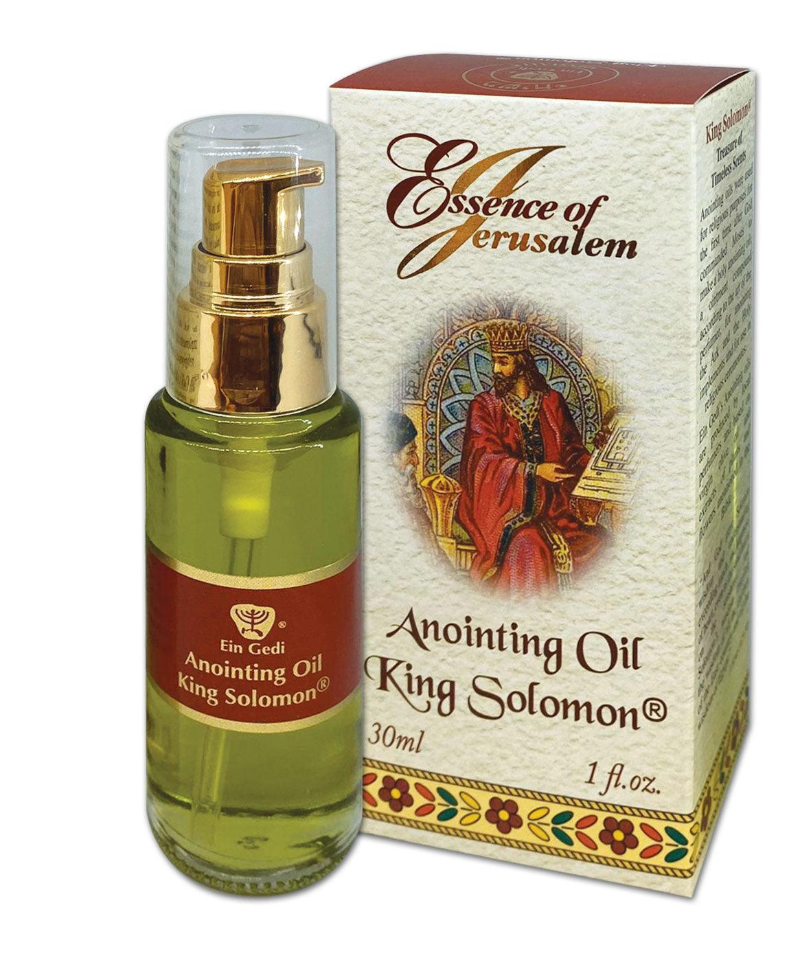 King Solomon Essence of Jerusalem Anointing Oil 30ml. From Israel - Spring Nahal