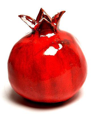 Large Size Of Red Pomegranate Hands Made Art Ceramic #1 - Spring Nahal