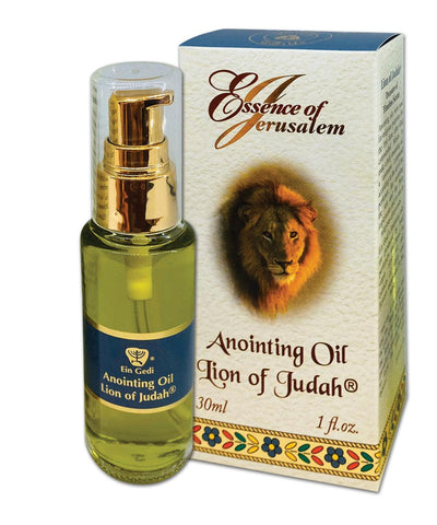 Lion of Judah Essence of Jerusalem Anointing Oil 30ml. From the Holyland - Spring Nahal