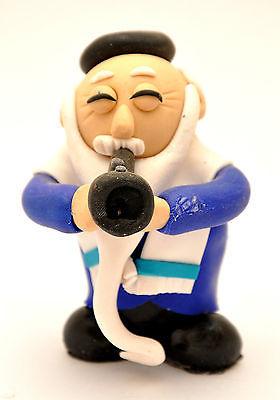 Little Jewish Figure Made of Clay Hand Made Art Designed #6 - Spring Nahal