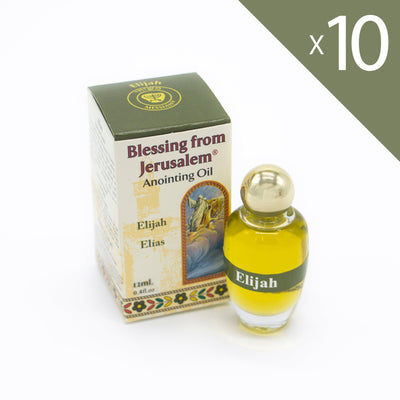 Lot of 10 x Anointing Oil Elijah 12ml - 0.4oz  (10 bottles) - Spring Nahal