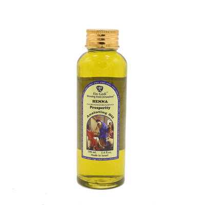 Lot of 6 x Diffrent Anointing Oil 100 ml - 3.4 fl.oz from Holy Land Jerusalem - Spring Nahal