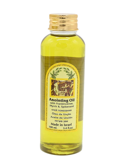 Lot of 6 x Diffrent Anointing Oil 100 ml - 3.4 fl.oz from Holy Land Jerusalem - Spring Nahal