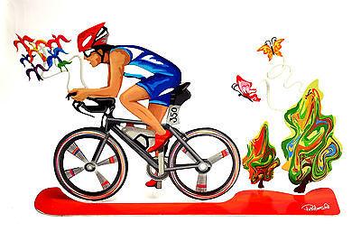 Metal Bicycles Colored Metal Made Hand Made By Marina Zlochin's Artist - Spring Nahal