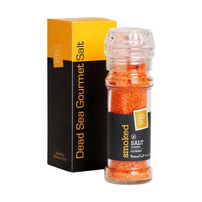 Platinum Smoked Salt Gourmet Salt From The Dead Sea 3.87oz / 110 grams - Spring Nahal