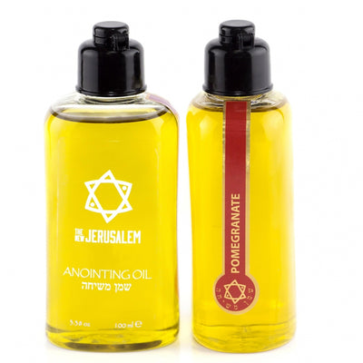 Anointing Oil from Israel, Spiritual Oils Bottles from Jerusalem Blessed, Handmade with Natural Ingredients