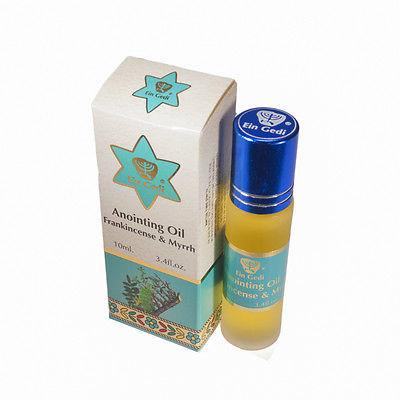 Roll On Anointing Oil Frankincense & Myrrh 0.34oz-Holyland Jerusalem 5 PACK SALE - Spring Nahal