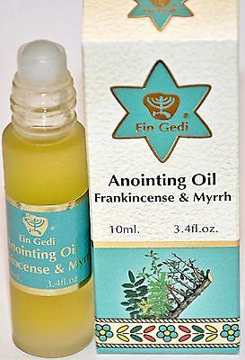 Roll On Anointing Oil Frankincense & Myrrh 0.34oz-Holyland Jerusalem 5 PACK SALE - Spring Nahal