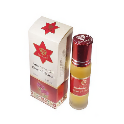 Roll On Anointing Oil Rose Of Sharon 0.34oz From Holyland Jerusalem 5 PACK SALE