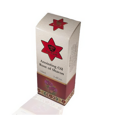 Roll On Anointing Oil Rose Of Sharon 0.34oz From Holyland Jerusalem 5 PACK SALE